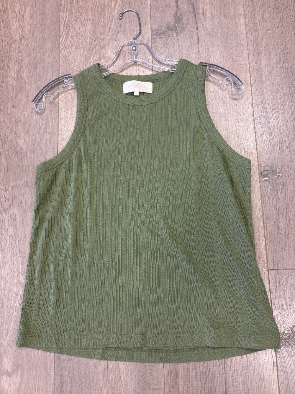 The Great cotton green tank top
